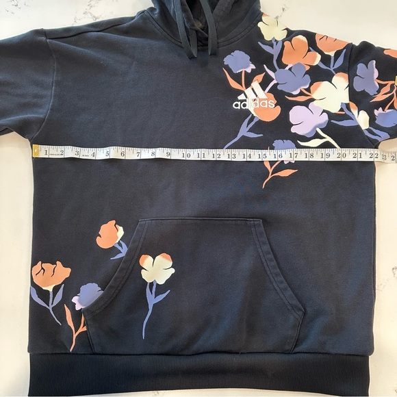 Adidas Floral Black Hoodie - Picture 12 of 12